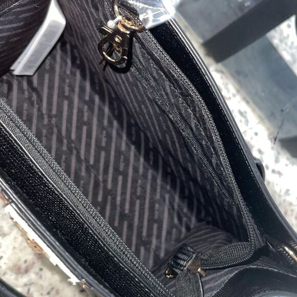 Aldo Horizon 3pc Hand Bag Set Clear Tote Top Handle Crossbody Credit Card Holder - Picture 10 of 10